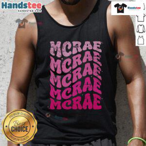 Good McRae personalized name I Love McRae 70s vintage tank top in retro style, perfect for nostalgic fashion lovers.