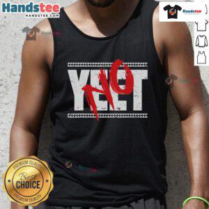 Kids tank top featuring 'Good No Yeet' design, perfect for playful summer outfits and casual wear for children.