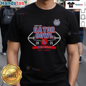 Good Ole Miss Rebels Taxslayer Gator Bowl 2025 T-Shirt featuring team colors and bold graphic design for fans.
