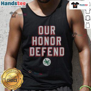 Alt Text: Good Our Honor Defend Tank Top featuring a bold graphic design, perfect for casual wear and expressing your style.