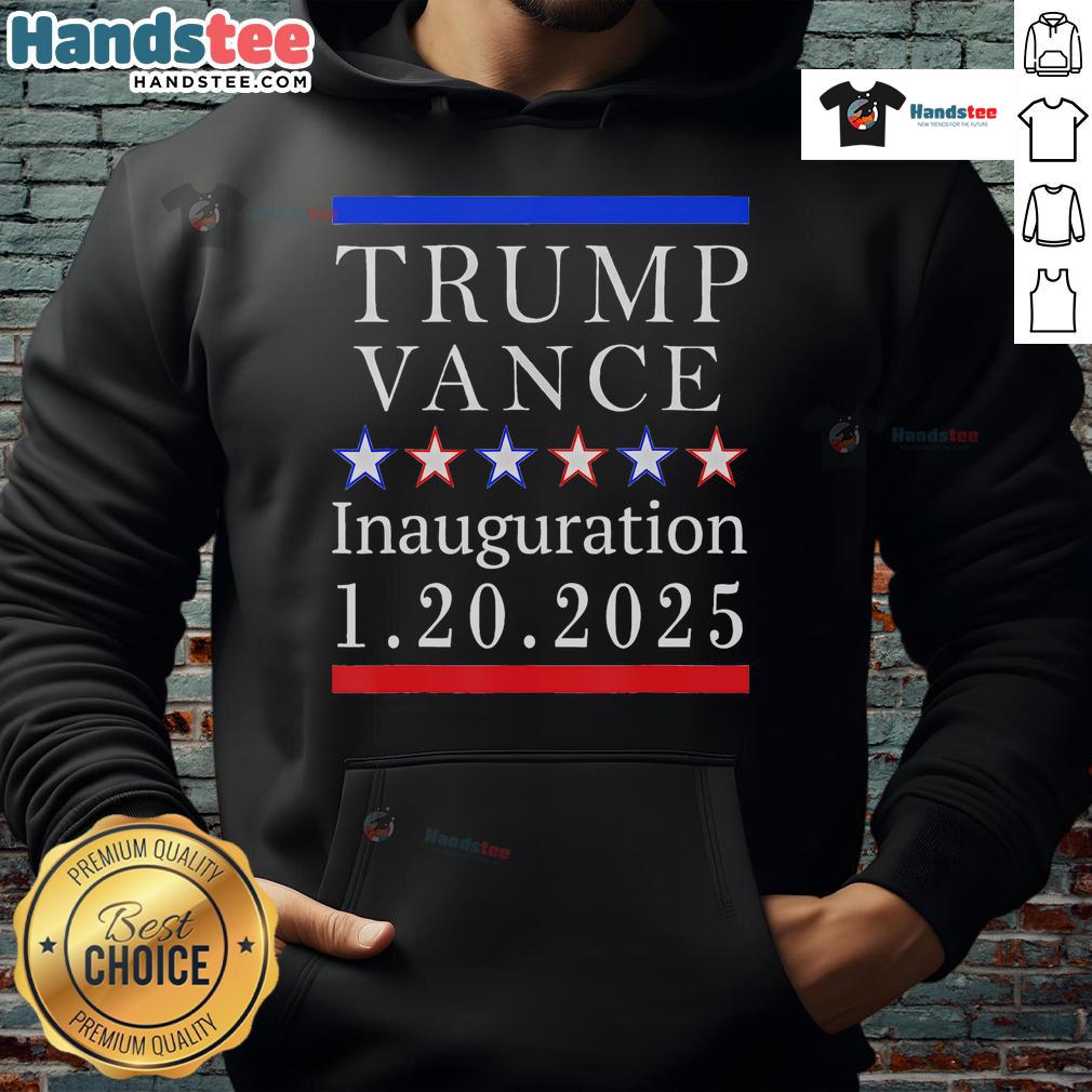 Good President Trump Vance Inauguration Day 2025 hoodie, showcasing patriotic design and political enthusiasm.