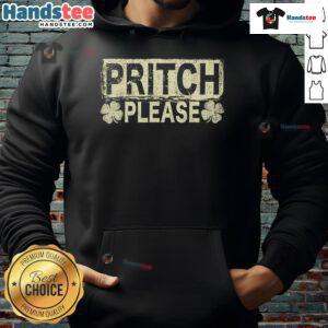 Model wearing a stylish Good Pritch Please Hoodie in a vibrant color, showcasing its trendy design and comfortable fit.