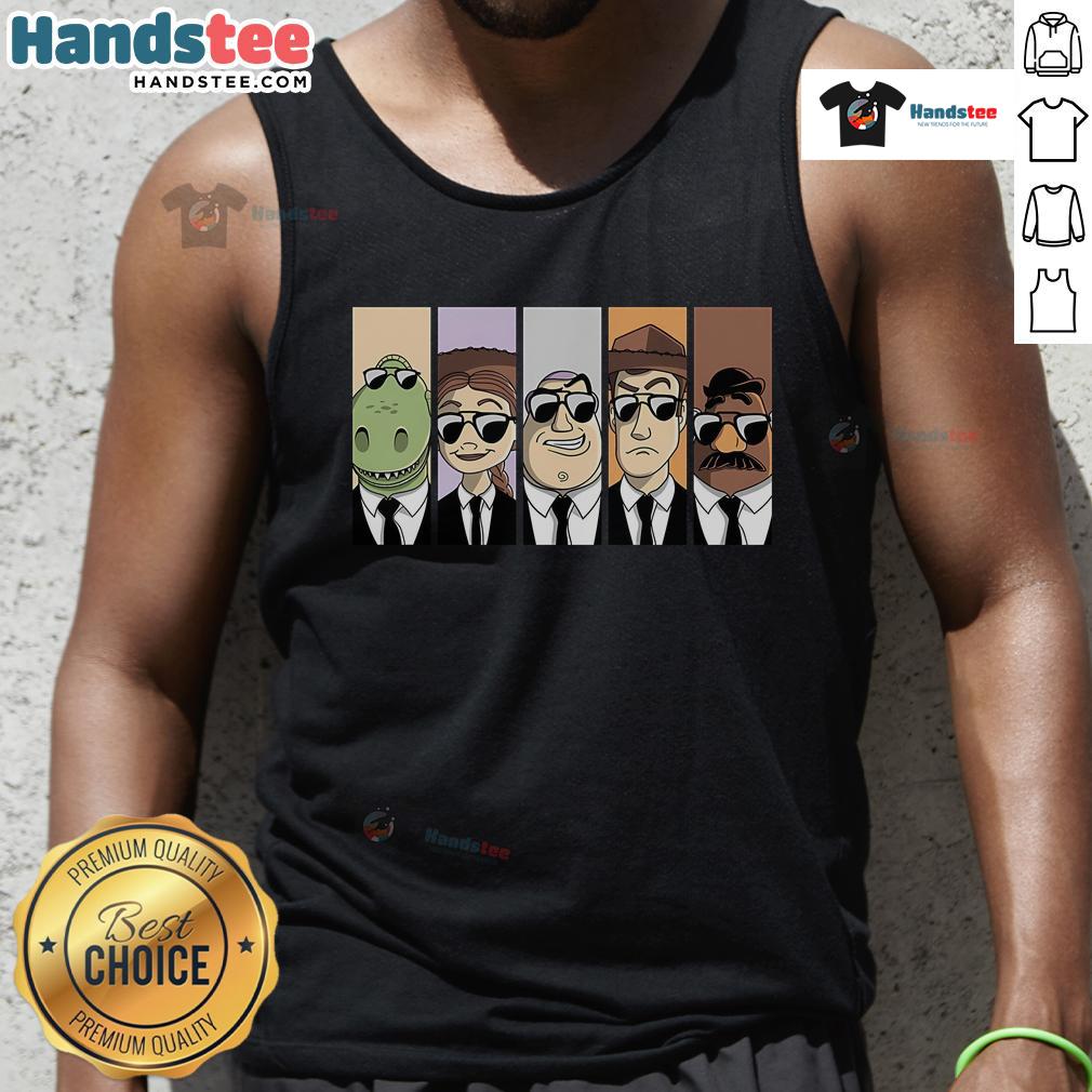 Good Reservoir Toys Story Tank Top featuring colorful graphic design, perfect for fans of animated movies and casual wear.