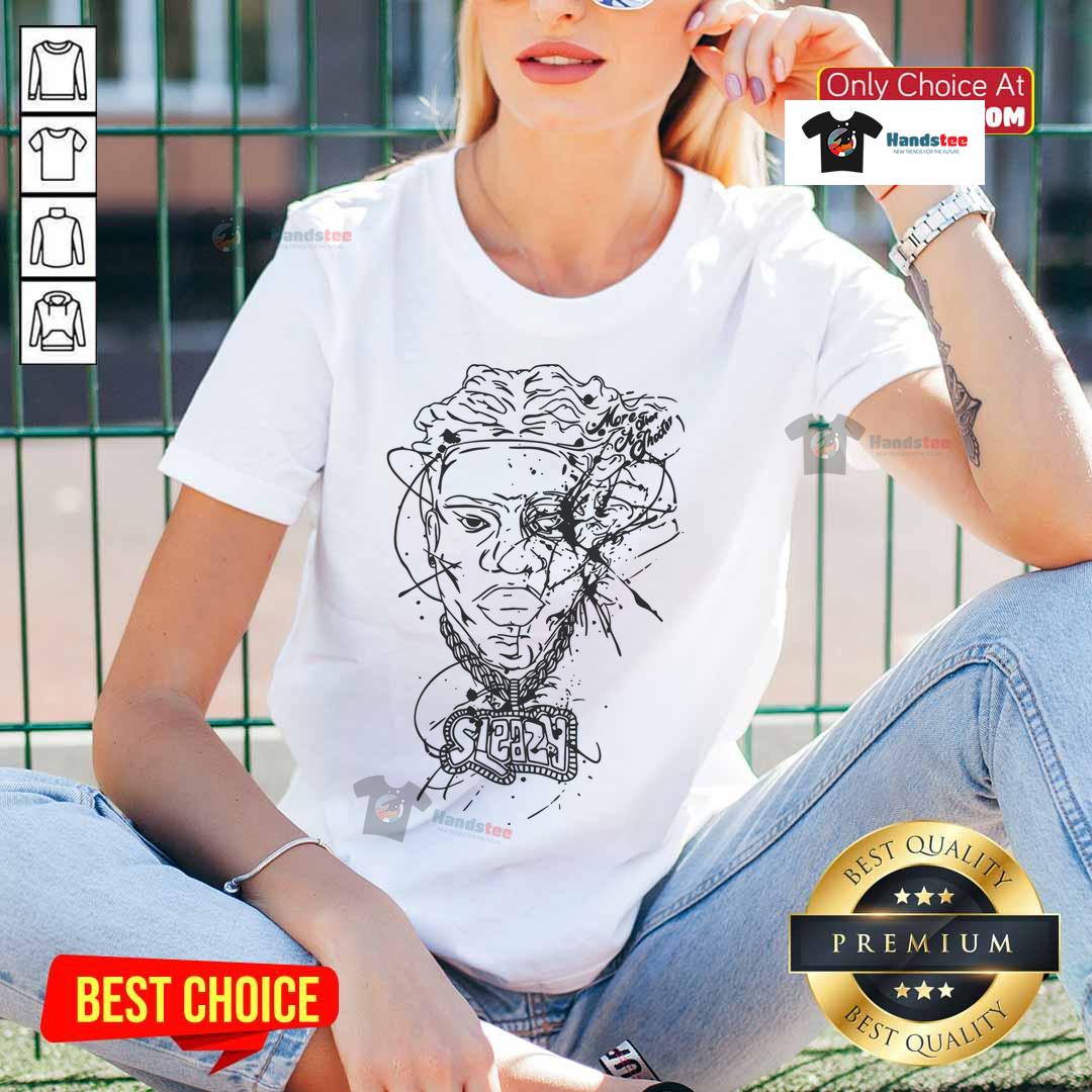 Good Sleazyworld Go portrait ladies tee featuring stylish graphic design on a comfortable t-shirt for women.