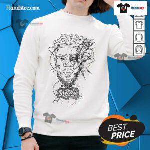Good Sleazyworld Go Portrait Sweatshirt featuring a vibrant graphic design on a stylish, comfortable sweatshirt.