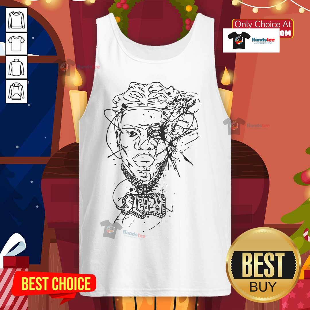 Stylish Good Sleazyworld Go portrait tank top featuring vibrant graphics, perfect for casual wear and summer outings.