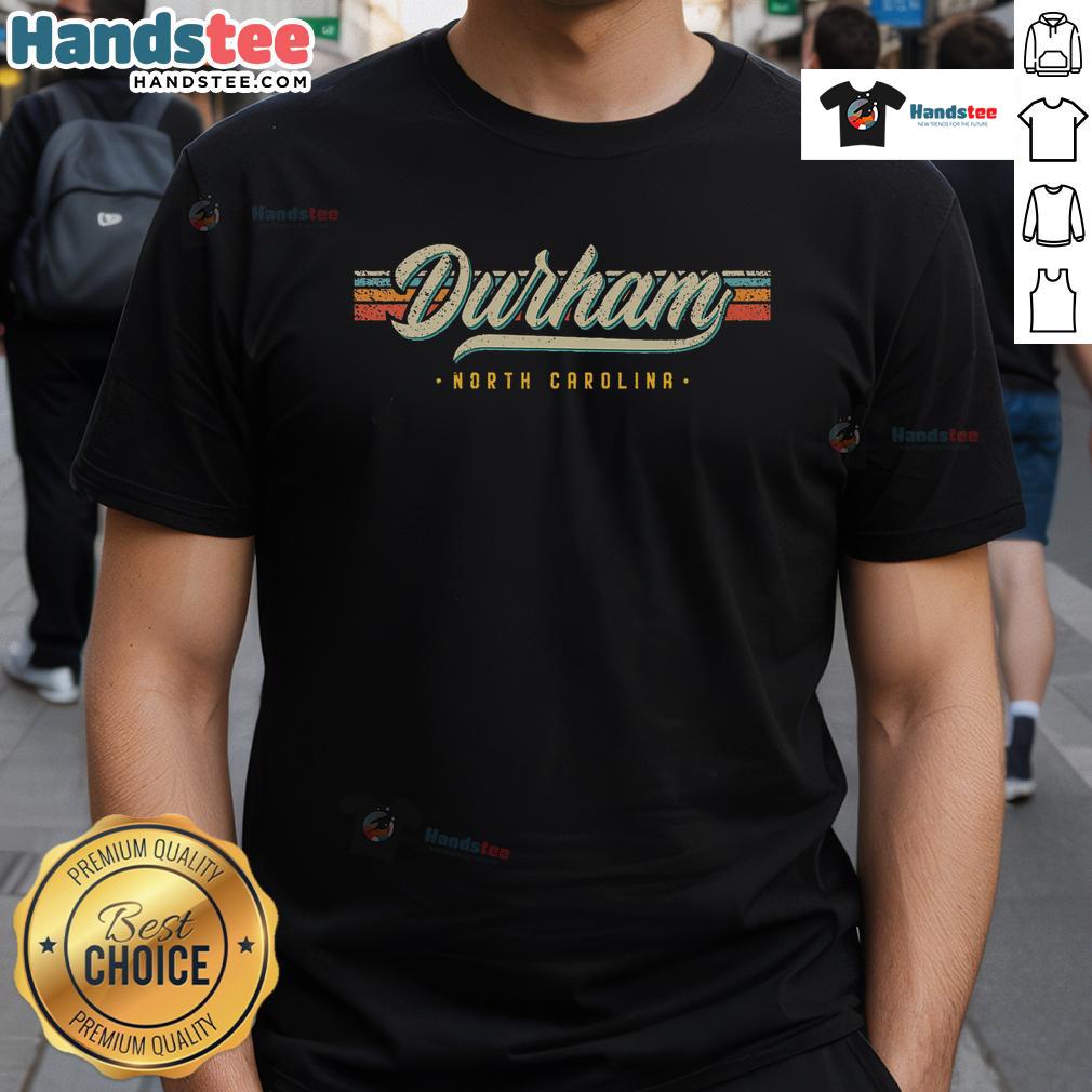 Good Sports Script Durham T-Shirt featuring stylish script design, perfect for Durham sports fans and casual wear.