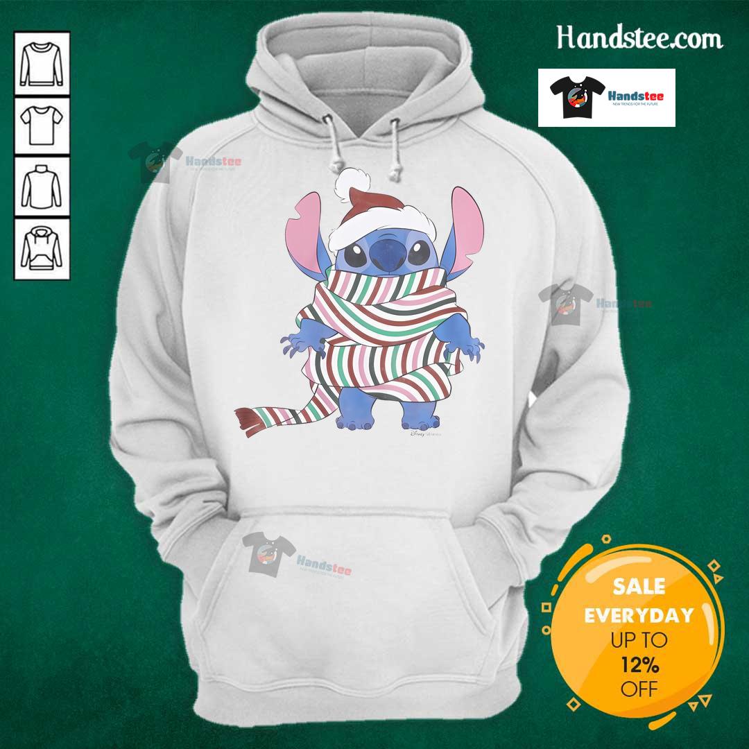 Good Stitches Santa Merry Christmas Hoodie featuring a festive Santa graphic, perfect for holiday celebrations.