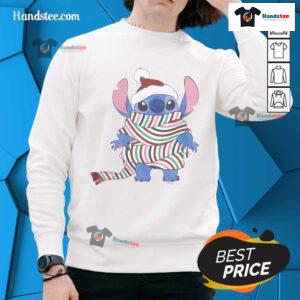Good Stitches Santa Merry Christmas Sweatshirt featuring a festive design perfect for holiday celebrations.