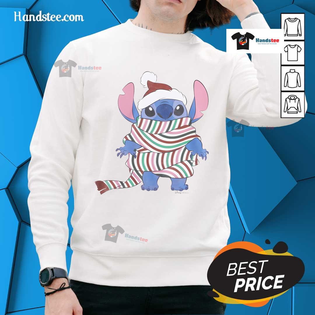 Good Stitches Santa Merry Christmas Sweatshirt featuring a festive design perfect for holiday celebrations.