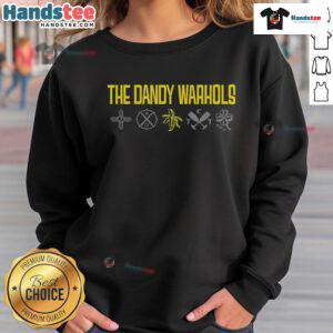 Good The Dandy Warhols sweatshirt featuring vibrant artwork, perfect for fans of the iconic band and stylish casual wear.