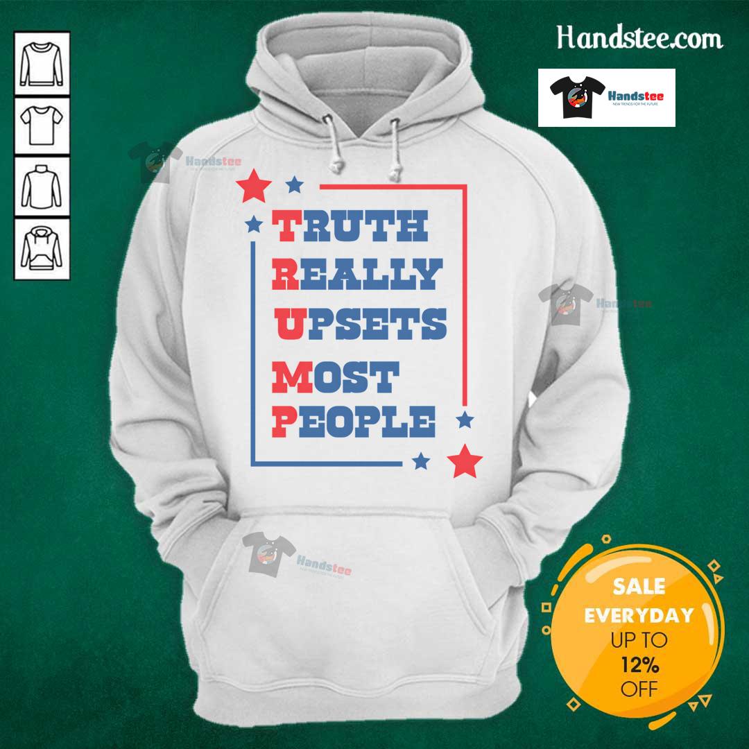 Donald Trump hoodie featuring 'Good Trump Truth' design, perfect for expressing opinions and sparking conversations.