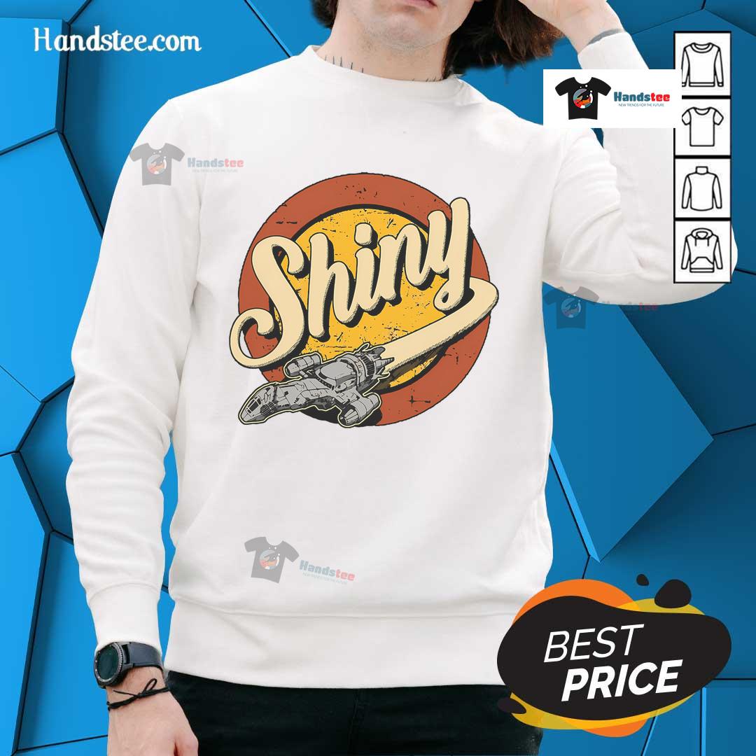 Good Vintage Shiny Since 2002 Firefly Serenity sweatshirt featuring a retro design perfect for fans of the series.