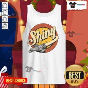 Good Vintage Shiny Since 2002 Firefly Serenity Tank Top featuring a classic design for fans of the iconic sci-fi series.