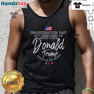 Hot Donald Trump wearing a tank top on Inauguration Day, January 20, 2025, showcasing his iconic style.