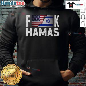 Hot I Stand With Israel Fuck Hamas Hoodie showcasing bold text in support of Israel, perfect for expressing your stance.