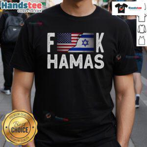 Hot I Stand With Israel Fuck Hamas T-Shirt design featuring bold text and vibrant colors, showcasing support for Israel.