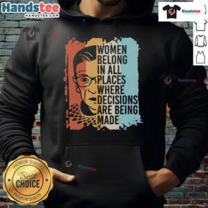 Hot RBG Ruth Bader Ginsburg feminist political hoodie featuring a bold design celebrating women's rights and empowerment.