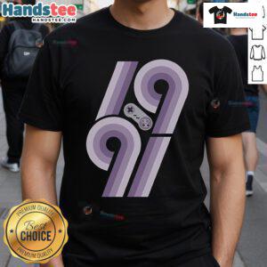 Retro 1991 Was Super Gamer T-Shirt featuring vibrant graphics and nostalgic gaming design for gamers and enthusiasts.