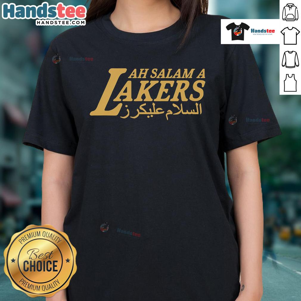 Nice-Ah-Salam-A-Basketball-Team-Ladies-Tee featuring vibrant design and team logo, perfect for female basketball fans.