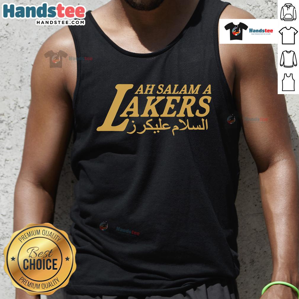 Nice Ah Salam A Basketball Team Tank Top featuring vibrant colors and team logo, perfect for fans and players alike.