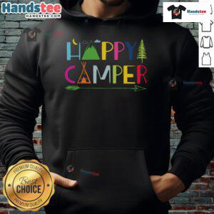 Alternative view of Nice Arrow Camper Happy Summer Camp Camping T-Shirt