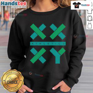 Nice Athletics XX XY Sweatshirt in navy blue, featuring a stylish design and comfortable fit, perfect for casual wear.