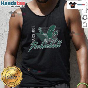 Nice Barstool Pickleball X Tank Top featuring a stylish design perfect for pickleball enthusiasts and casual wear.