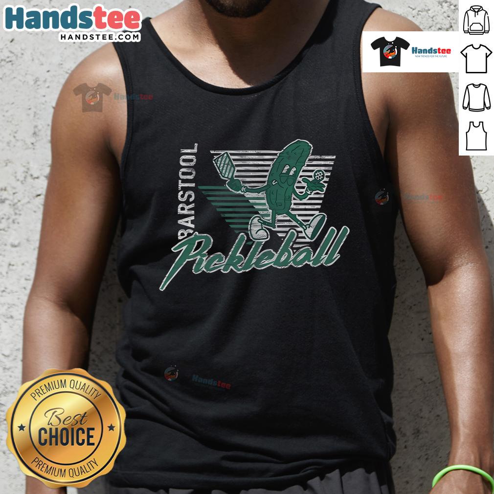 Nice Barstool Pickleball X Tank Top featuring a stylish design perfect for pickleball enthusiasts and casual wear.