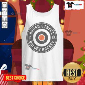 Nice Broad Street Bullies hockey tank top featuring bold graphics and vibrant colors, perfect for fans and warm weather.