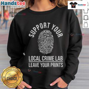 Alt Text: Stylish Nice Forensic Science Investigator sweatshirt for forensic scientists, perfect for casual wear and investigation fans.