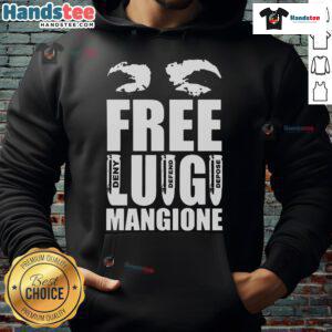 Stylish Nice Free Luigi Mangione Deny Defend Depose hoodie with vibrant design, perfect for casual wear and fans.