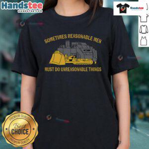 Alt Text: Nice Heemeyer bulldozer equipment graphic on a heavy machinery ladies tee, perfect for machinery enthusiasts.
