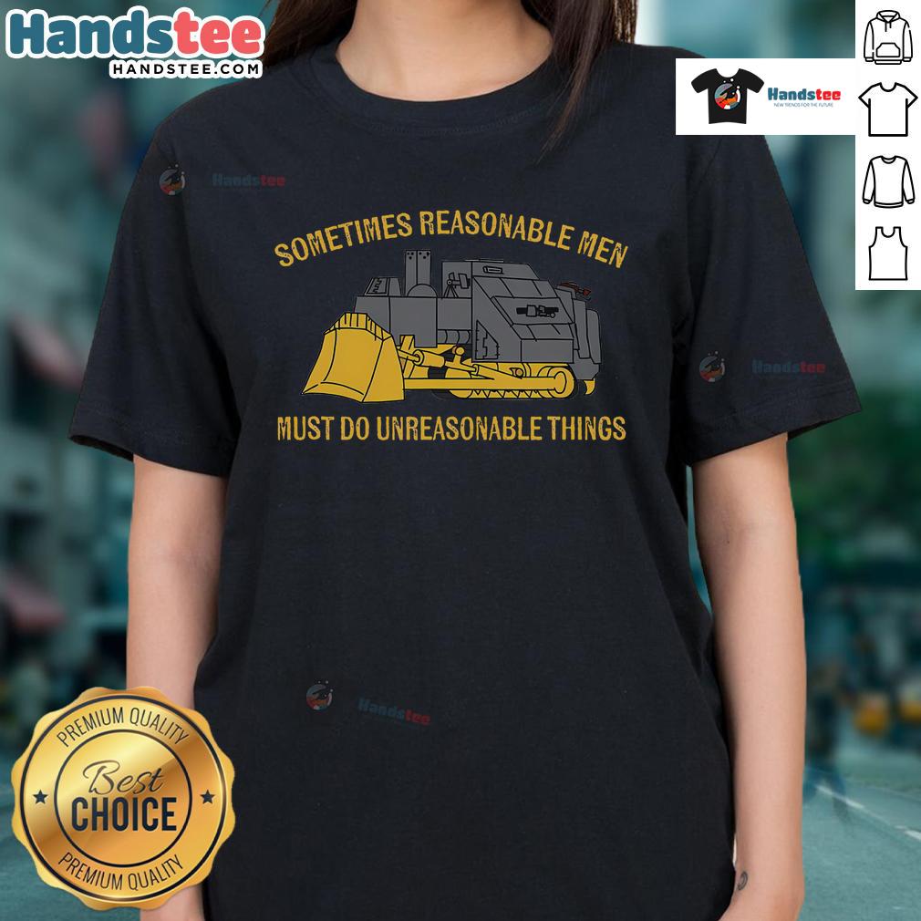 Alt Text: Nice Heemeyer bulldozer equipment graphic on a heavy machinery ladies tee, perfect for machinery enthusiasts.