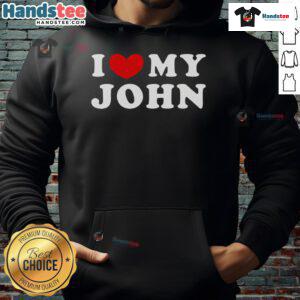 Alternative view of Nice I Love My John I Heart My John T-Shirt
