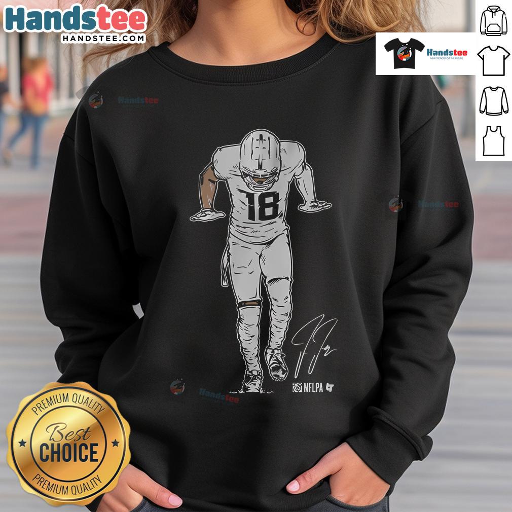 Nice Justin Jefferson The Silencer Sweatshirt featuring bold graphics and stylish design for fans of the NFL star.