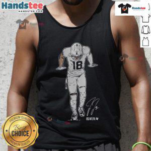 Nice Justin Jefferson The Silencer Tank Top featuring bold graphics, perfect for sports fans and casual wear.