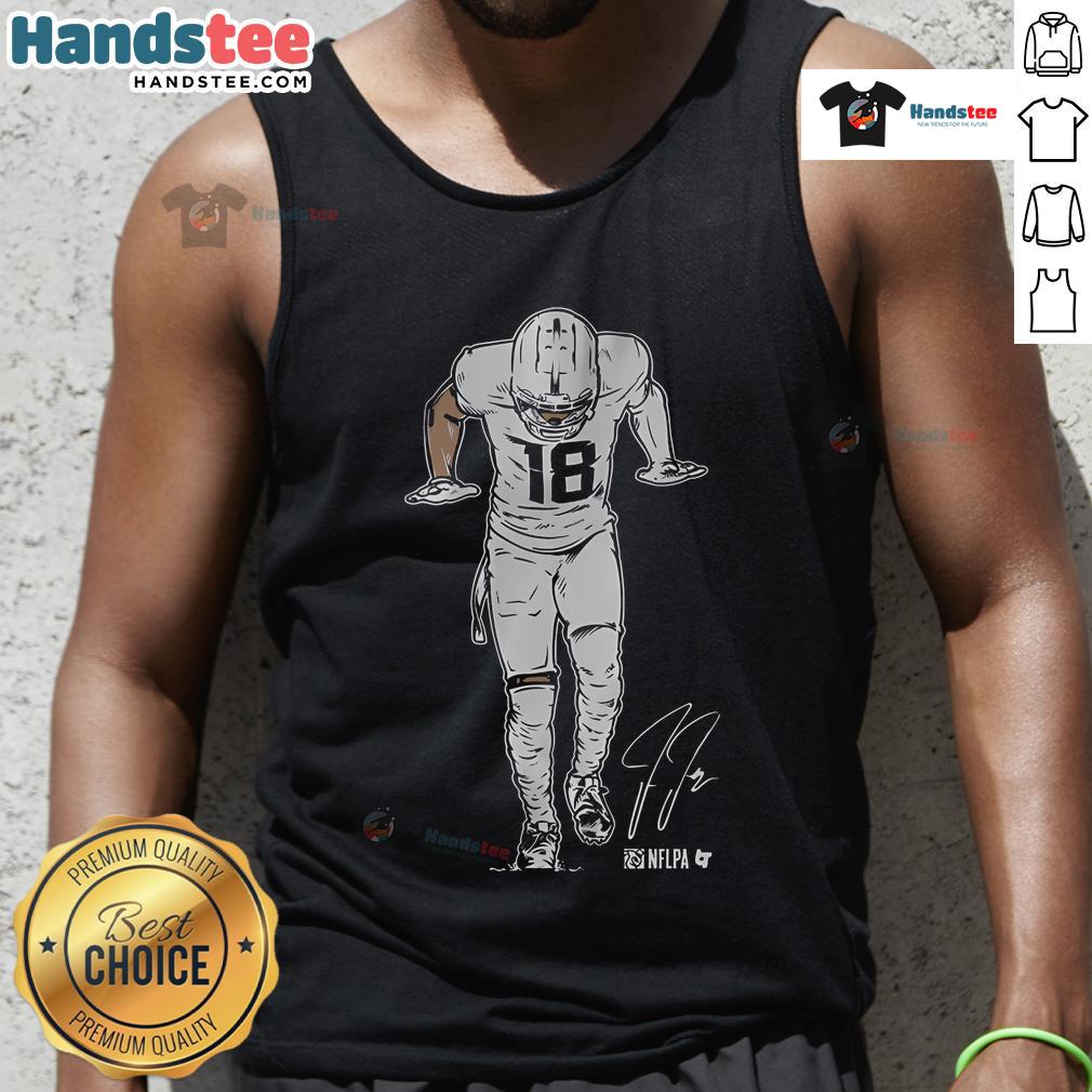 Nice Justin Jefferson The Silencer Tank Top featuring bold graphics, perfect for sports fans and casual wear.