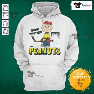 Charlie Brown Oohh Brother hoodie featuring Nice Peanuts design, perfect for fans of classic comic characters.