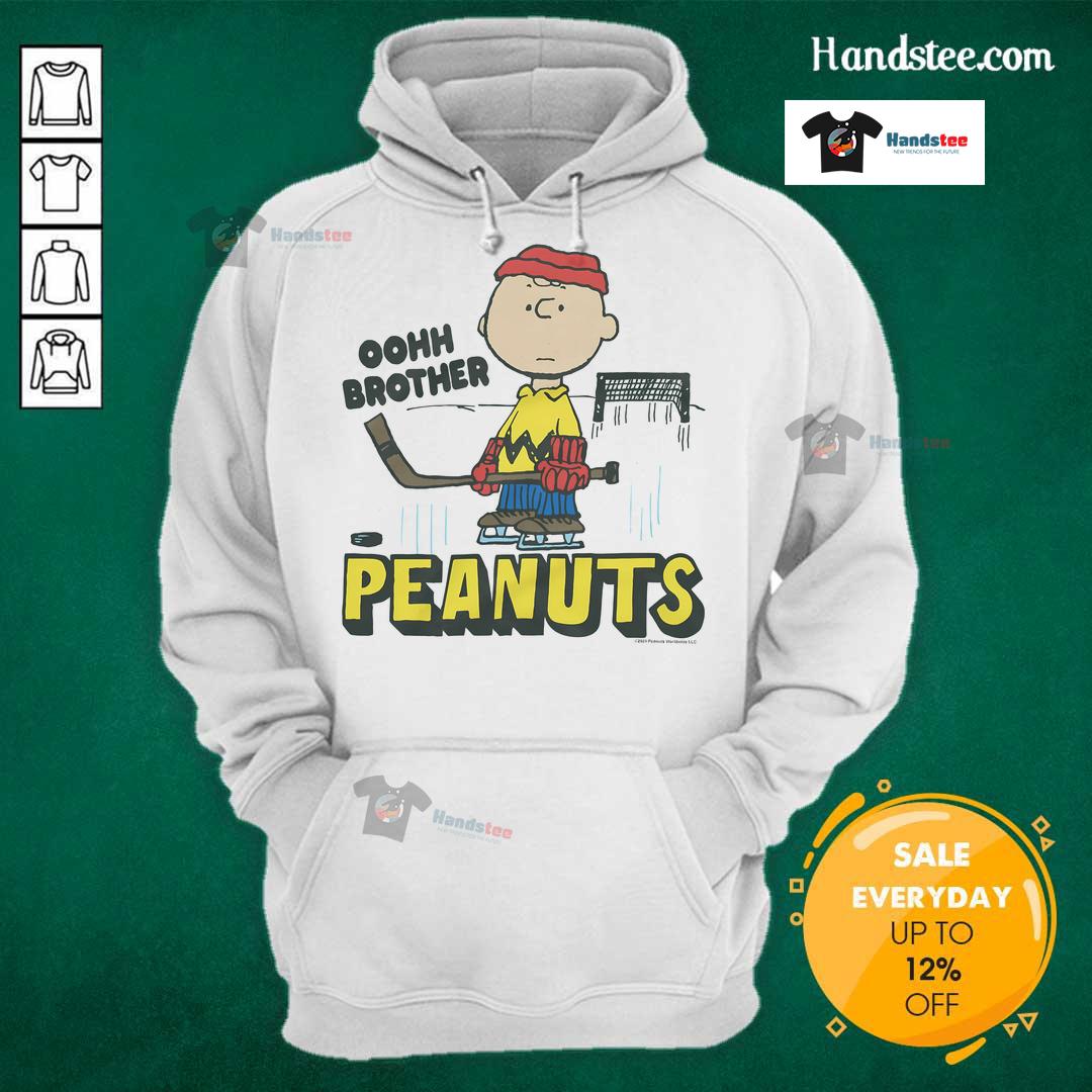 Charlie Brown Oohh Brother hoodie featuring Nice Peanuts design, perfect for fans of classic comic characters.