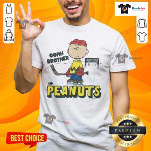 Nice Peanuts Charlie Brown Oohh Brother T-Shirt featuring iconic cartoon characters and vibrant colors for fan apparel.