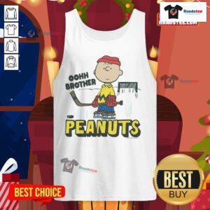 Nice Peanuts Charlie Brown Oohh Brother tank top featuring iconic characters and vibrant colors, perfect for fans and casual wear.