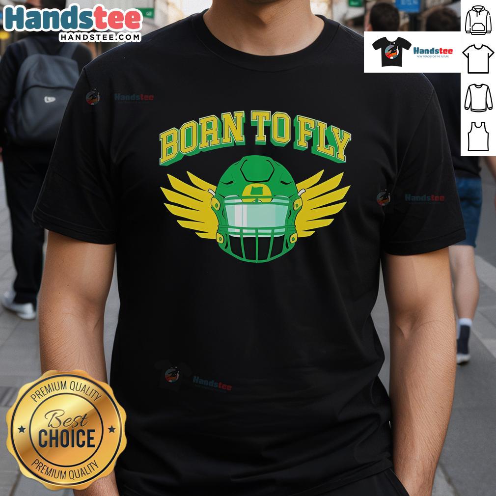Official Born To Fly T-Shirt featuring a bold design and vibrant colors for aviation enthusiasts and casual wear.