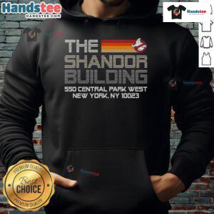 Premium Ghostbusters The Shandor Building Hoodie featuring iconic design and comfortable fit for fans of the franchise.