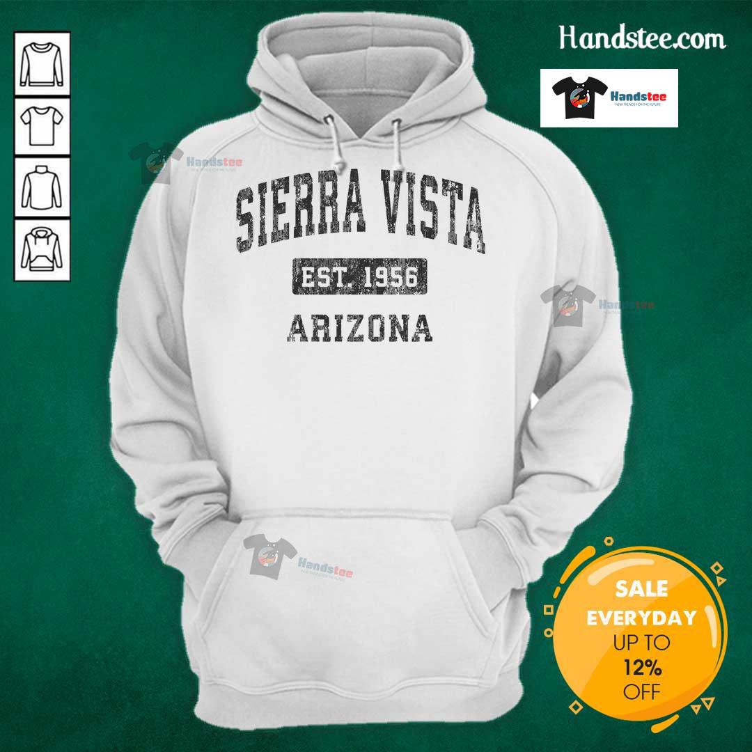 Vintage Sierra Vista Arizona hoodie showcasing established sports design, perfect for fans and collectors in AZ.
