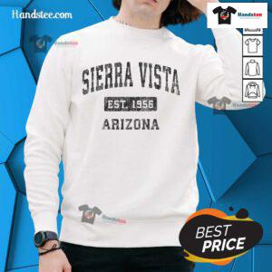 Vintage Sierra Vista Arizona sports sweatshirt showcasing established design and classic style for fans.