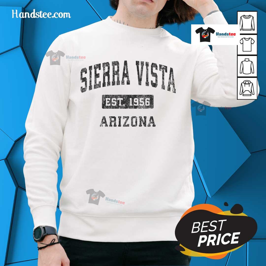 Vintage Sierra Vista Arizona sports sweatshirt showcasing established design and classic style for fans.