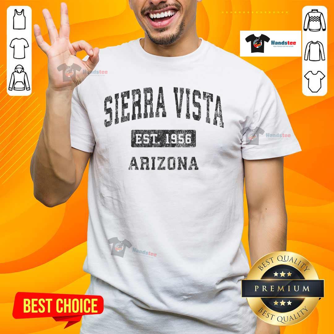Vintage Sierra Vista Arizona sports T-shirt, featuring established design, perfect for fans and collectors in AZ.