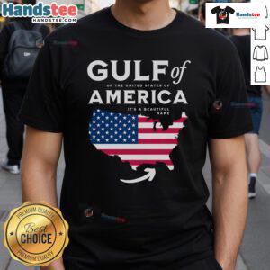 Awesome Gulf of USA T-Shirt featuring American flag design, perfect for showcasing pride in America.