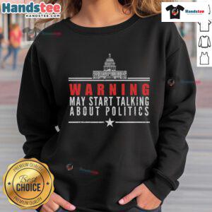 Funny political sweatshirt featuring Republican and Democratic Party graphics, perfect for political humor lovers.